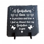 Godfather Gifts Thank You Gift For Him Slate Sign