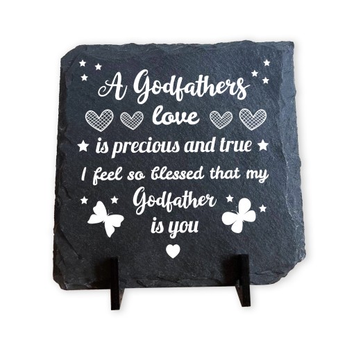 Godfather Gifts Thank You Gift For Him Slate Sign