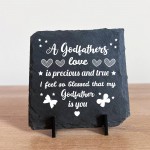 Godfather Gifts Thank You Gift For Him Slate Sign