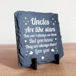 Uncle Gifts from Niece Nephew Slate Plaque Uncle Birthday Gifts 