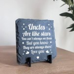 Uncle Gifts from Niece Nephew Slate Plaque Uncle Birthday Gifts 