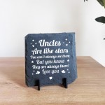 Uncle Gifts from Niece Nephew Slate Plaque Uncle Birthday Gifts 