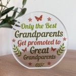 Baby Announcement Grandparents To Great Grandparent Gift Acrylic