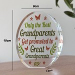 Baby Announcement Grandparents To Great Grandparent Gift Acrylic