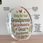 Baby Announcement Grandparents To Great Grandparent Gift Acrylic