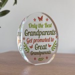 Baby Announcement Grandparents To Great Grandparent Gift Acrylic