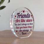 Friend Gifts For Christmas Birthday, Friendship Acrylic Plaque