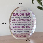 Daughter Gift From Mum and Dad Daughter Plaque Christmas Gift