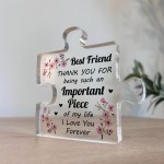 Best Friend Gifts Acrylic Puzzle Piece Friendship Gifts From Bes