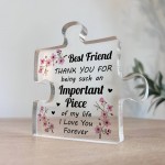 Best Friend Gifts Acrylic Puzzle Piece Friendship Gifts From Bes