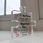 Best Friend Gifts Acrylic Puzzle Piece Friendship Gifts From Bes