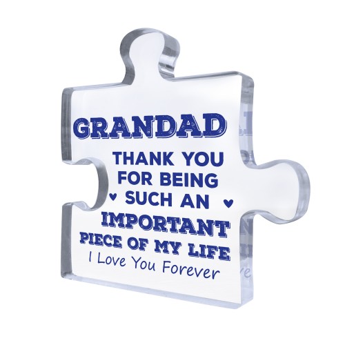 Thank You Gift For Grandad Birthday Christmas Important Piece