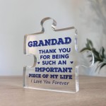 Thank You Gift For Grandad Birthday Christmas Important Piece