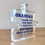 Thank You Gift For Grandad Birthday Christmas Important Piece