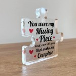 Gift For Boyfriend Girlfriend Husband Wife Missing Piece