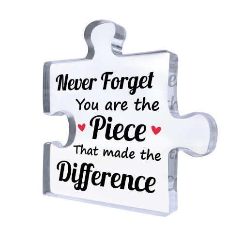 Gifts for Colleagues Women Friend Puzzle Piece Acrylic Plaque