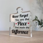 Gifts for Colleagues Women Friend Puzzle Piece Acrylic Plaque