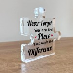 Gifts for Colleagues Women Friend Puzzle Piece Acrylic Plaque