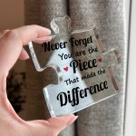 Gifts for Colleagues Women Friend Puzzle Piece Acrylic Plaque