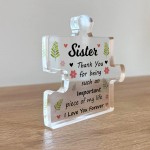 Gifts For Sister Acrylic Puzzle Piece Best Sister Gifts