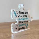 Gift For Teacher Teaching Assistant Important Piece Plaque