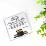 Umrah Mubarak Personalised Acrylic Plaque Umrah Mubarak Gifts,