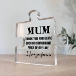 Special Mum Gift For Birthday Christmas Puzzle Piece Thank You