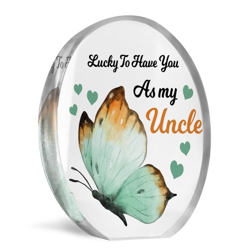 Uncle Acrylic Plaque Gifts Birthday Fathers Day Christmas Gift