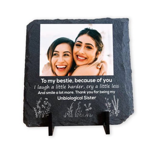 Personalised Photo Plaque Gift For Best Friend Friendship Gift