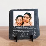 Personalised Photo Plaque Gift For Best Friend Friendship Gift