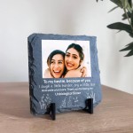 Personalised Photo Plaque Gift For Best Friend Friendship Gift