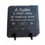 Special Sister Gifts Slate Sign Sister Gift For Birthday