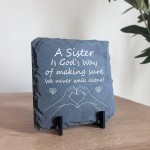 Special Sister Gifts Slate Sign Sister Gift For Birthday