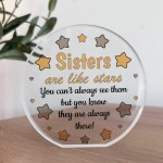 Sister Plaque Acrylic Sign Thank You Gift For Sister Birthday