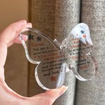 Personalised Thank You Gift For Friends Volunteer Butterfly Sign