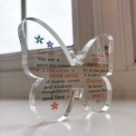 Personalised Thank You Gift For Friends Volunteer Butterfly Sign