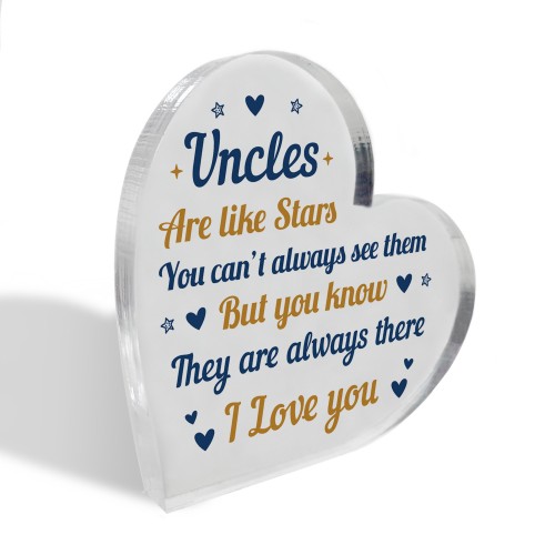 Uncle Gifts For Birthday Acrylic Plaque Uncle Gift For Christmas