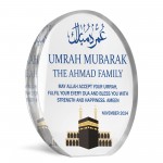 Umrah Mubarak Personalised Gift Kaaba Plaque Umrah Mubarak Gift