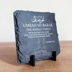 Umrah Mubarak Personalised Slate Plaque Umrah Mubarak Gifts