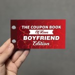 Boyfriend Coupon Book Romantic Idea Valentines Day Anniversary