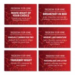 Boyfriend Coupon Book Romantic Idea Valentines Day Anniversary