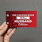 Husband Coupon Book Romantic Idea For Valentines Day Anniversary