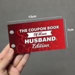 Husband Coupon Book Romantic Idea For Valentines Day Anniversary