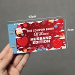 Husband Coupon Book Of Love Valentines Day Gifts For Him 