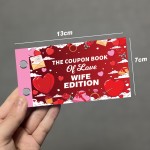 Wife Coupon Book Of Love Valentines Day Gifts For Her