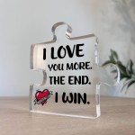 Love Acrylic Plaque Boyfriend Gifts for Him Husband Gifts