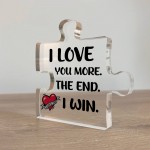 Love Acrylic Plaque Boyfriend Gifts for Him Husband Gifts