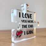 Love Acrylic Plaque Boyfriend Gifts for Him Husband Gifts