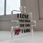 Love Acrylic Plaque Boyfriend Gifts for Him Husband Gifts