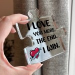 Love Acrylic Plaque Boyfriend Gifts for Him Husband Gifts